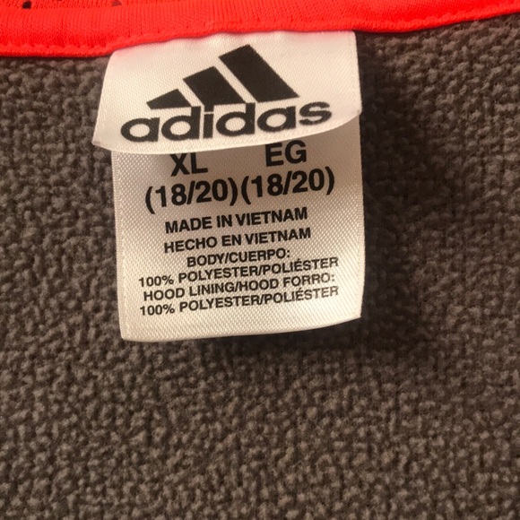 Boys Adidas Zip Up Jacket - Picture 3 of 4
